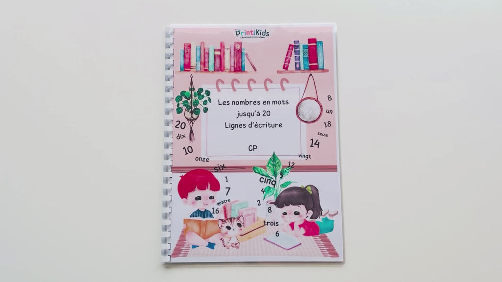 Pack écriture - Ecrire les nombres en mots de 1 à 20 - CP