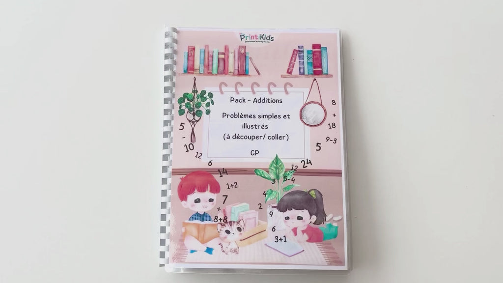 Pack additions - problèmes simples et illustrés - CP - CE1