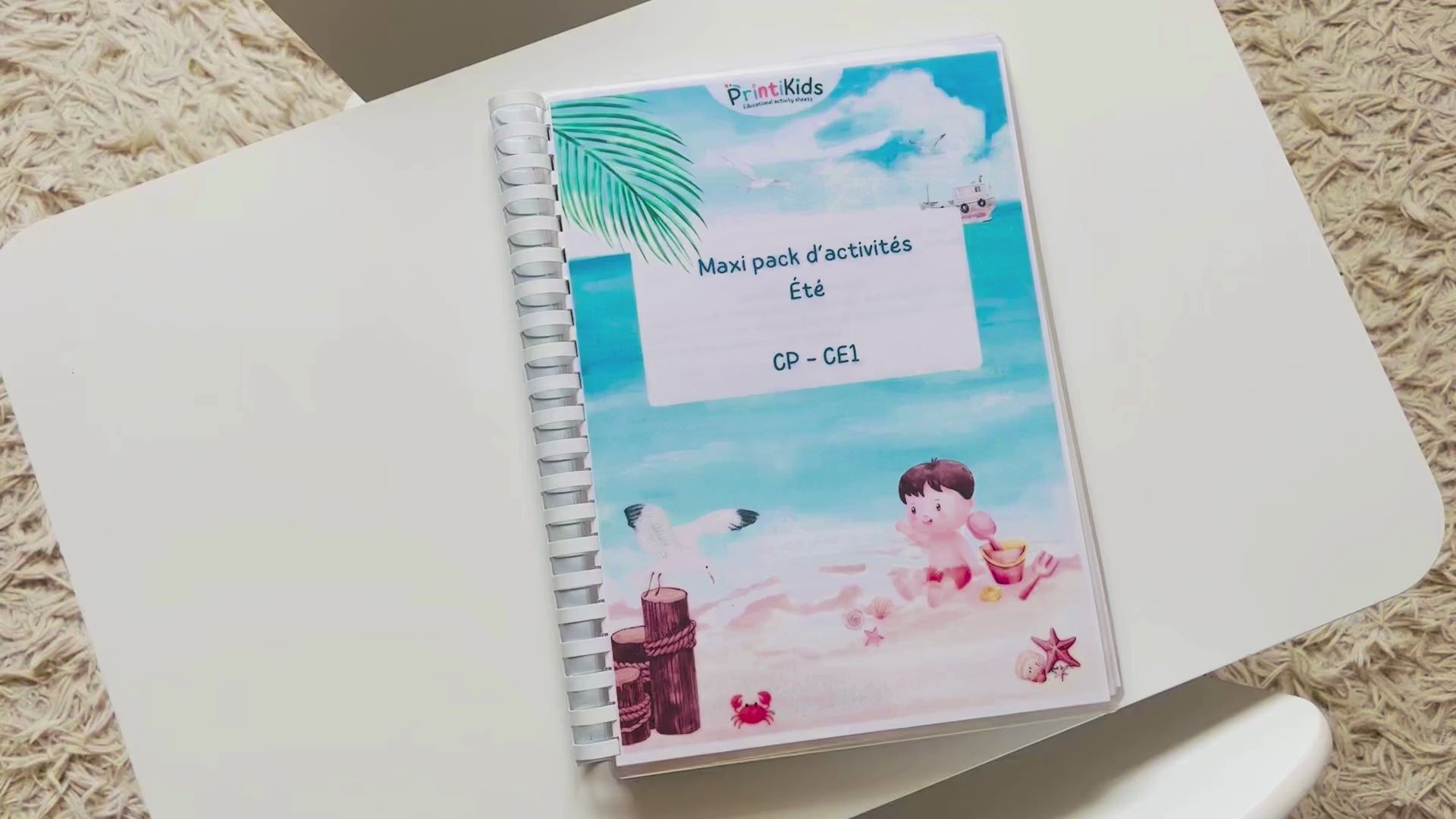 Maxi pack d'activités été – Cahier de vacances à imprimer - CP CE1